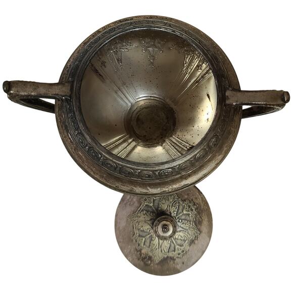 Derby Silver Company Plated Ornate Vintage Tea Set Water Pitcher Sugar Creamer - Picture 7 of 9